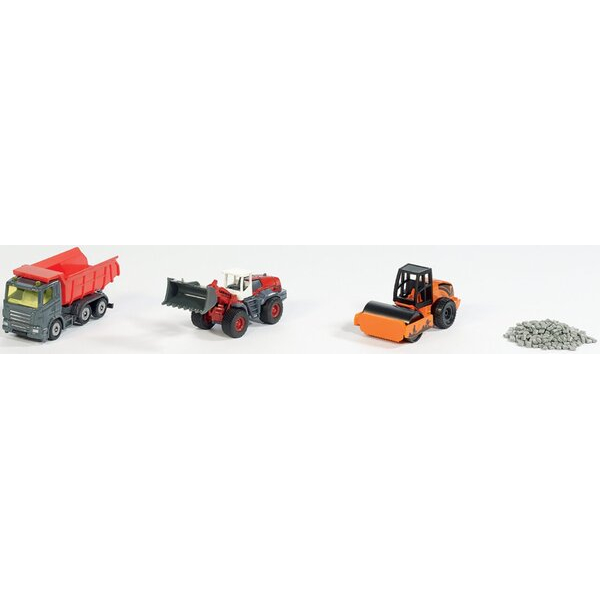 4006874063291 - Geschenkset Straßenbau aus Metall und Kunststoff 4006874063291 Sieper