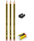Bleistift-Set Noris 120, 120 SBK3P1, 3x schwarz/gelb, 2,0mm, HB