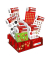 Weihn.Etiketten Adventskalender 1-24 sor
