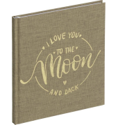 Notizbuch 26077-15, Feel good, braun, blanko, 64 Blatt / 128 Seiten