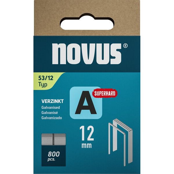 4009729080917 - Novus Elektro Tacker Tackerklammern Typ A Superhard 53 12 042-0780 4009729080917 Novus Elektro Tacker 800 Stück