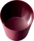 Papierkorb Sicherheit Z1100425, 13 Liter, rund, bordeaux