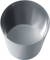 Papierkorb Sicherheit Z1100499, 13 Liter, rund, silberfarben