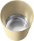 Sicherheitspapierkorb, Aluminium-Einsatz, Kunststoff, schwer entflammbar, TÜV-zertifiziert, 13 Liter, beige