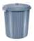 Mülleimer 55,0 l grau