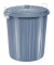 Mülleimer 73,0 l grau