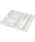Schubladenorganizer 13-teilig, transparent