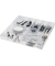 Schubladenorganizer 13-teilig, transparent