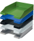 Briefablage Klassik 1027-X-805, A4/C4, pastellgr&uuml;n, Polystyrol stapelbar