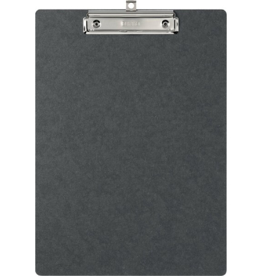 Klemmbrett 44016-04, A4, schwarz, Pappe, inkl Aufh&auml;nge&ouml;se