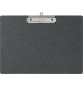 Klemmbrett Clairalfa 44017-04, A4 quer, schwarz, Pappe, inkl Aufh&auml;nge&ouml;se