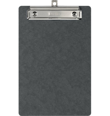 Klemmbrett 44018-04, A5, schwarz, Pappe, inkl Aufh&auml;nge&ouml;se