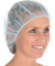 Baretthauben Bettina Light, PP, Ø 53cm, blau