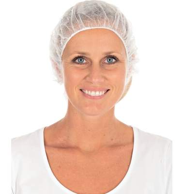 Baretthauben Bettina Light, PP, Ø 60cm, weiß