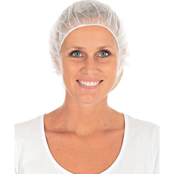 4015544126419 - Baretthauben Bettina Light PP Ø 60cm weiß 4015544126419 100 Stück