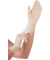 Einweghandschuhe Hygostar Grip, Latex, lebensmittelecht, weiß, Größe S,