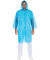 Besucherkittel Light, Kapuze, PE, Universalgröße, blau, 50 Stück