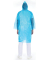 Besucherkittel Light, Kapuze, PE, Universalgröße, blau, 50 Stück