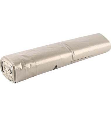 Abfallsäcke Eco, 120 Liter, 35 my, LDPE-Folie, 1 Rolle à 25 Säcke, transparent