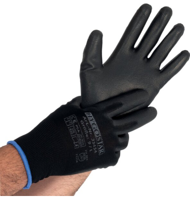 Strickhandschuhe, schwarz