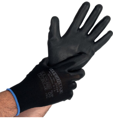 Strickhandschuhe, schwarz