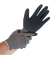 Strickhandschuhe, grau/schwarz
