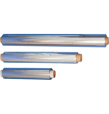 Aluminiumfolie, Cutterbox, 150 m x 45 cm, 14 my, silber Aluminiumfolie, Cutterbox, 150 m x 45 cm, 14 my, silber