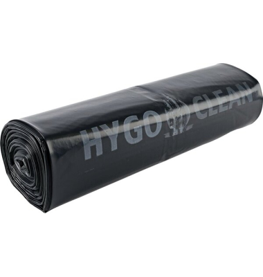 Abfallsäcke Premium, 120 Liter, 80 my, schwarz, LDPE-Folieà Rolle