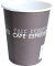Kaffeebecher To Go , PappePE, FSC&reg,-Mix, ø 90 mm, 250 ml, braunweiß