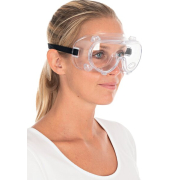Vollsichtschutzbrille, belüftet, weiches PVC, transparent, Universalgröße