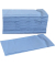 Handtuchpapier, 25 x 23 cm, Falzung V-FalzZZ-Falz, 2-lagig, blau, 15 Pack à 210 Blatt