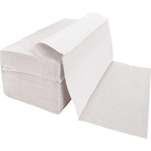 4015544904079 - Handtuchpapier 25 x 23 cm Falzung V-FalzZZ-Falz 2-lagig naturweiß 20 Pack à 200 Blatt 4015544904079 20 Stück