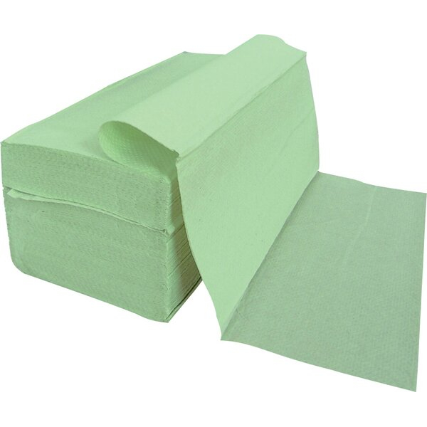 4015544904628 - Handtuchpapier 25 x 21 cm Falzung V-FalzZZ-Falz 2-lagig grün 20 Pack à 200 Blatt 4015544904628 20 Stück