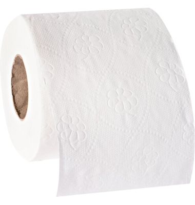 Toilettenpapier, 2-lagig, weiß, 250 BlattRolle, 8 RollenPackung Toilettenpapier, 2-lagig, weiß, 250 BlattRolle, 8 RollenPackung