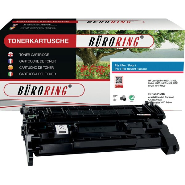 4016058041038 - Toner Cartridge ersetzt HP CF259A für ca 3000 Seiten schwarz 4016058041038 Büroring 4016058041038 - Toner Cartridge ersetzt HP CF259A für ca 3000 Seiten schwarz 4016058041038 Büroring