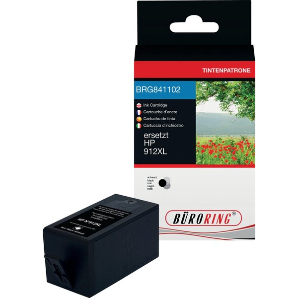 4016058224721 - Tintenpatrone ersetzt HP 912XL BK 32ml schwarz 4016058224721 Büroring 4016058224721 - Tintenpatrone ersetzt HP 912XL BK 32ml schwarz 4016058224721 Büroring