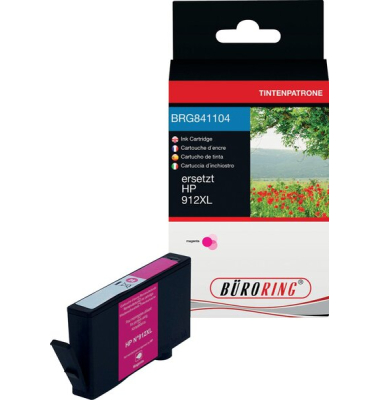Tintenpatrone, ersetzt HP 912XL M, 11ml, magenta