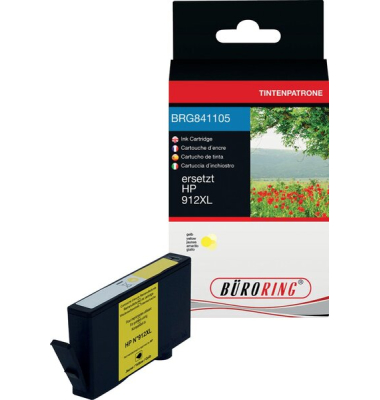 Tintenpatrone, ersetzt HP 912XL Y, 11ml, gelb