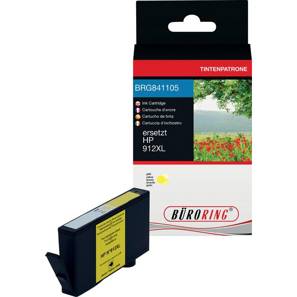 4016058224752 - Tintenpatrone ersetzt HP 912XL Y 11ml gelb 4016058224752 Büroring