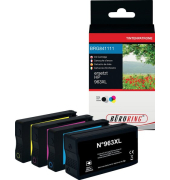 Multipack Tintenpatrone, ersetzt HP 963XL, 1 x 53ml, 3 x 26 ml, BK/C/M/Y