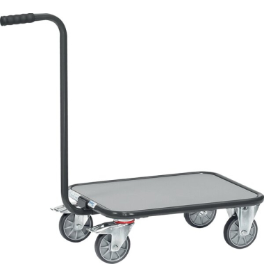Griffroller 1161, Holzboden, TPE-Bereifung, bis 250 kg, anthrazitgrau