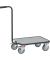 Griffroller 1161, Holzboden, TPE-Bereifung, bis 250 kg, anthrazitgrau