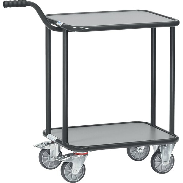 4017976611648 - fetra Griffroller Grey Edition Stahl anthrazitgrau 2 Etagen L 600 x B 450 mm bis 250 kg 4017976611648 - fetra Griffroller Grey Edition Stahl anthrazitgrau 2 Etagen L 600 x B 450 mm bis 250 kg