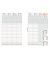 Kalendereinlage B250825, bindSYSTEM, 1 Woche / 2 Seiten, 14,9x21cm (BxH) (A5), 2027