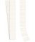 Einsteckkarten Ultradex 1405, 5cm, weiß