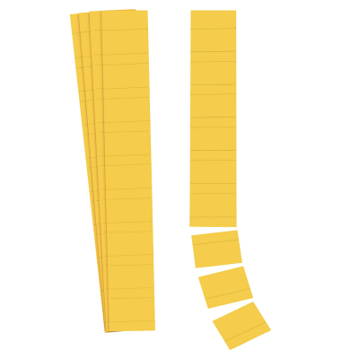 Einsteckkarten 140602 Planrecord, 60x32mm, gelb, 190g