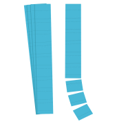 Einsteckkarten 140607 Planrecord, 60x32mm, blau, 190g