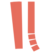 Einsteckkarten 140705 Planrecord, 70x32mm, rot, 190g