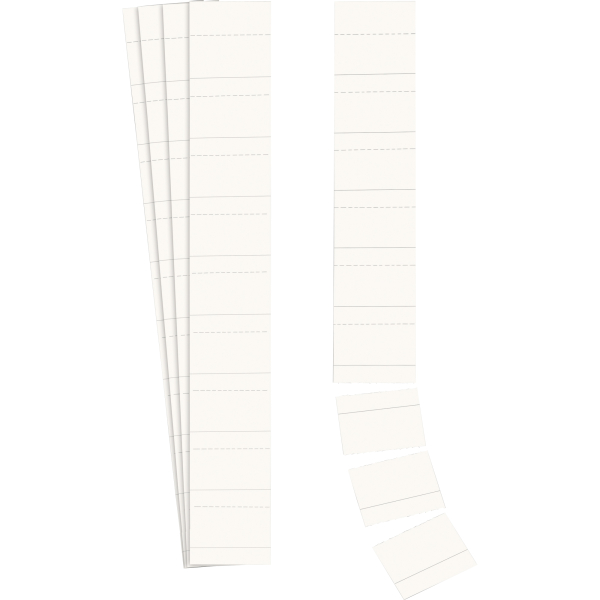 4024158000510 - Steckkarten für Stecktafeln Planrecord beschreibbar B 70 x H 32 mm Karton weiß 90 Stück