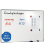 Whiteboard Ultradex, 8040, 62x47cm (BxH), emailliert, Aluminiumrahmen